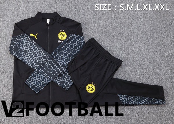 Dortmund BVB Training Jacket Suit Black 2023/2024