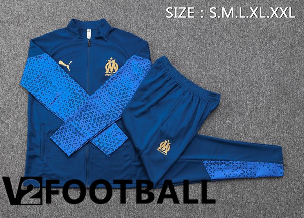 Marseille OM Training Jacket Suit Blue 2023/2024