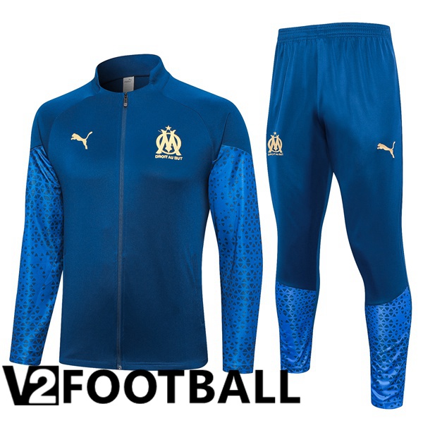 Marseille OM Training Jacket Suit Blue 2023/2024