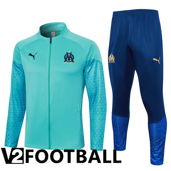 Marseille OM Training Jacket Suit Blue 2023/2024