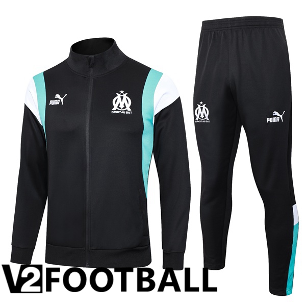 Marseille OM Training Jacket Suit Black 2023/2024