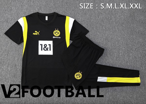 Dortmund BVB Training T Shirt + Pants Black 2023/2024