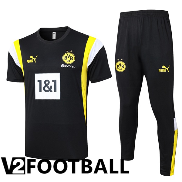 Dortmund BVB Training T Shirt + Pants Black 2023/2024