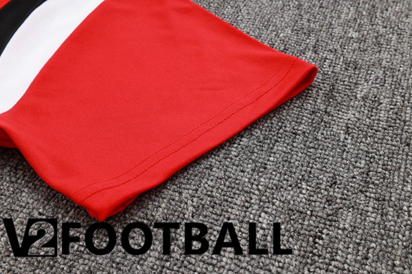 AC Milan Training T Shirt + Pants Red 2023/2024