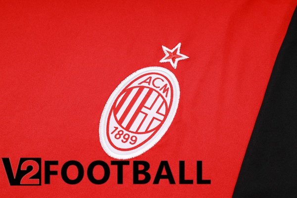 AC Milan Training T Shirt + Pants Red 2023/2024