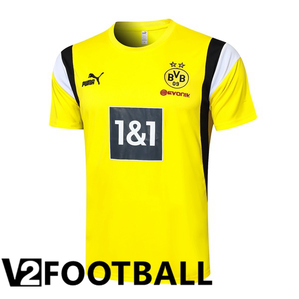 Dortmund BVB Training T Shirt Yellow 2023/2024