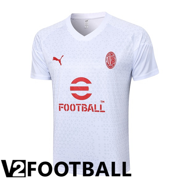 AC Milan Training T Shirt White 2023/2024