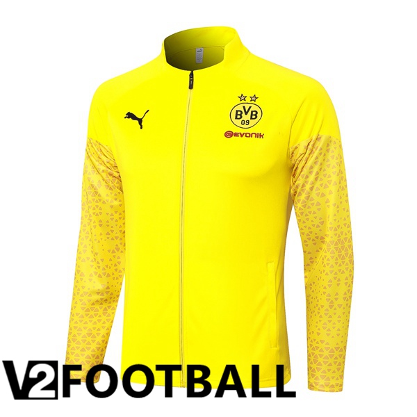 Dortmund BVB Training Jacket Yellow 2023/2024