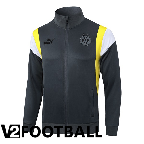 Dortmund BVB Training Jacket Grey 2023/2024