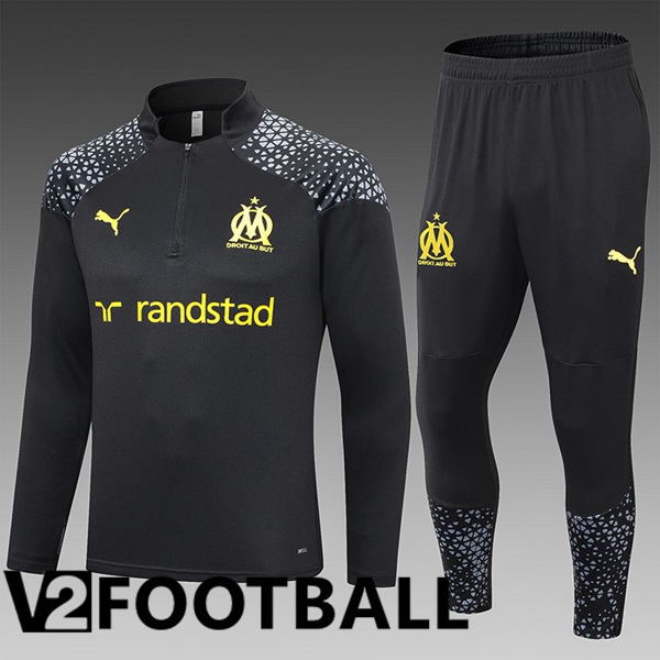 Marseille OM Kids Training Tracksuit SuitBlack 2023/2024