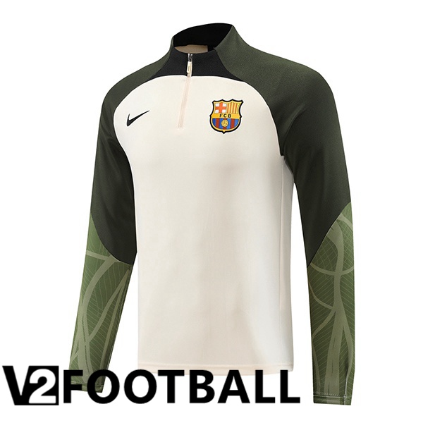 FC Barcelona Training Sweatshirt White Green 2023/2024