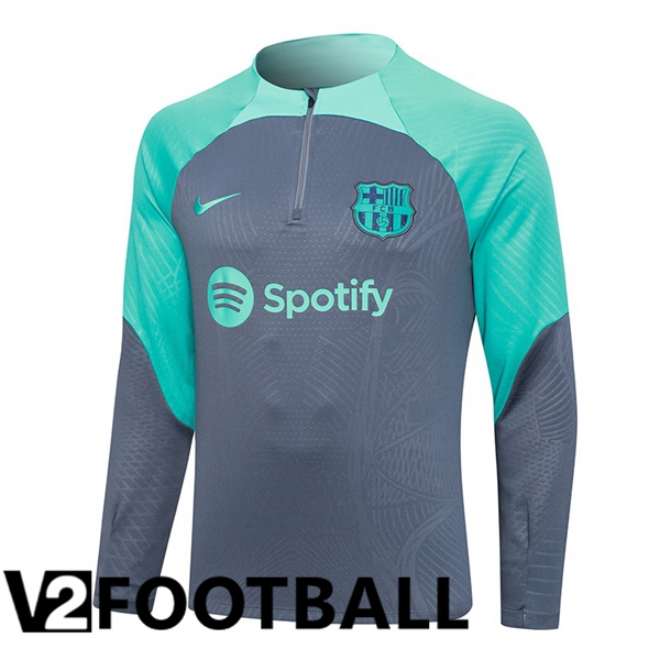FC Barcelona Training Sweatshirt Grey Green 2023/2024