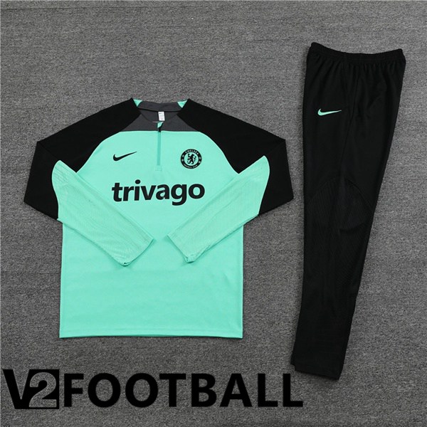 FC Chelsea Training Tracksuit Suit Green 2023/2024