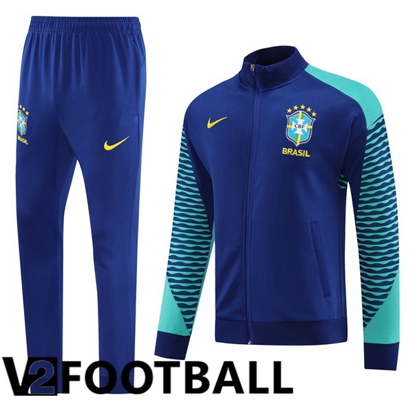 Brazil Training Jacket Suit Blue 2023/2024