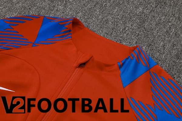 FC Barcelona Training Jacket Suit Red Blue 2023/2024
