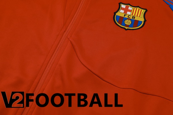 FC Barcelona Training Jacket Suit Red Blue 2023/2024