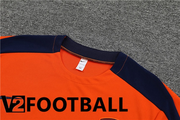 Netherlands Training T Shirt + Shorts Orange 2023/2024