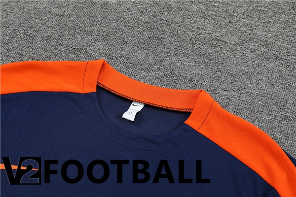 Netherlands Training T Shirt + Shorts Royal Blue 2023/2024