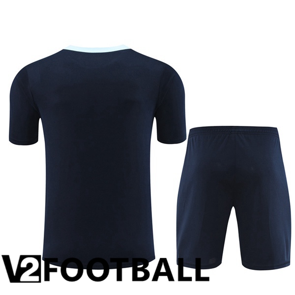 France Training T Shirt + Shorts Royal Blue 2023/2024