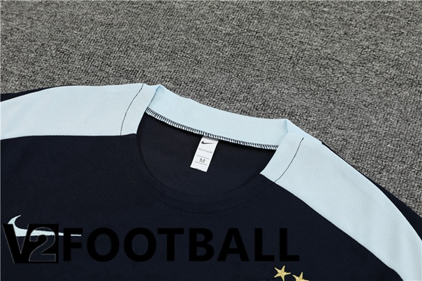 France Training T Shirt + Shorts Royal Blue 2023/2024