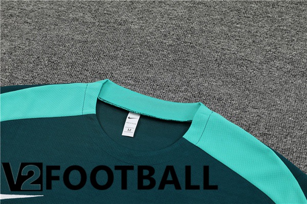 Portugal Training T Shirt + Shorts Green 2023/2024