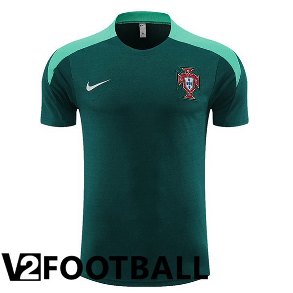 Portugal Training T Shirt Green 2023/2024