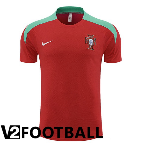 Portugal Training T Shirt Red 2023/2024