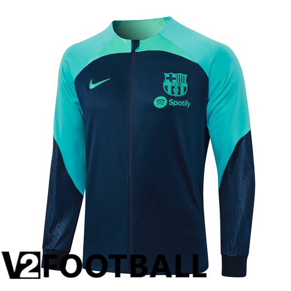 FC Barcelona Training Jacket Green Royal Blue 2023/2024