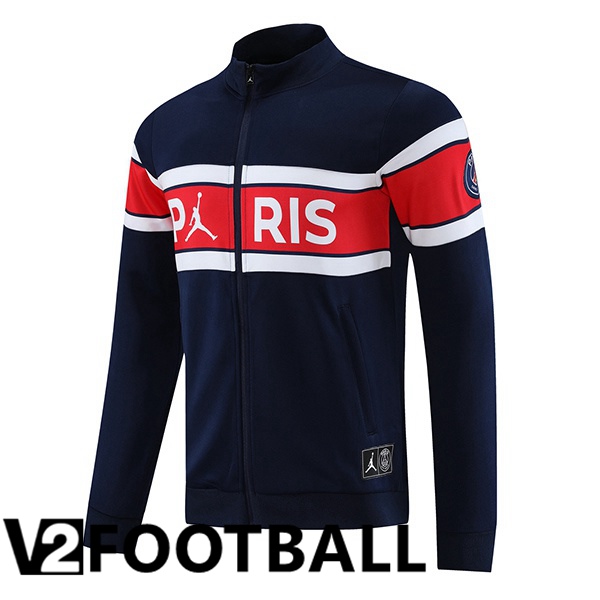 JORDAN Paris PSG Training Jacket Royal Blue Red 2023/2024