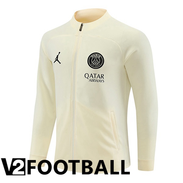 JORDAN Paris PSG Training Jacket Yellow 2023/2024
