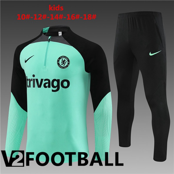 FC Chelsea Kids Training Tracksuit SuitGreen 2023/2024