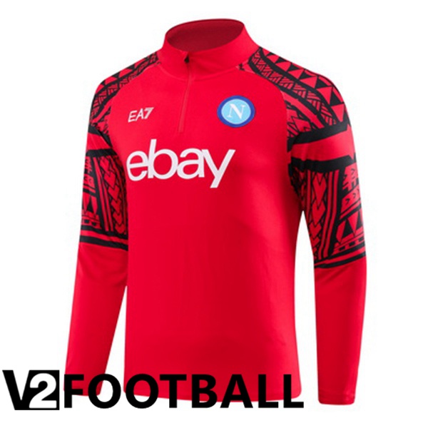 SSC Napoli Training Sweatshirt Red 2023/2024