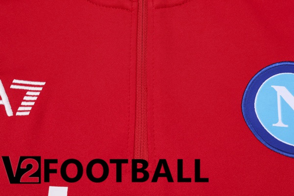 SSC Napoli Training Tracksuit Suit Red 2023/2024