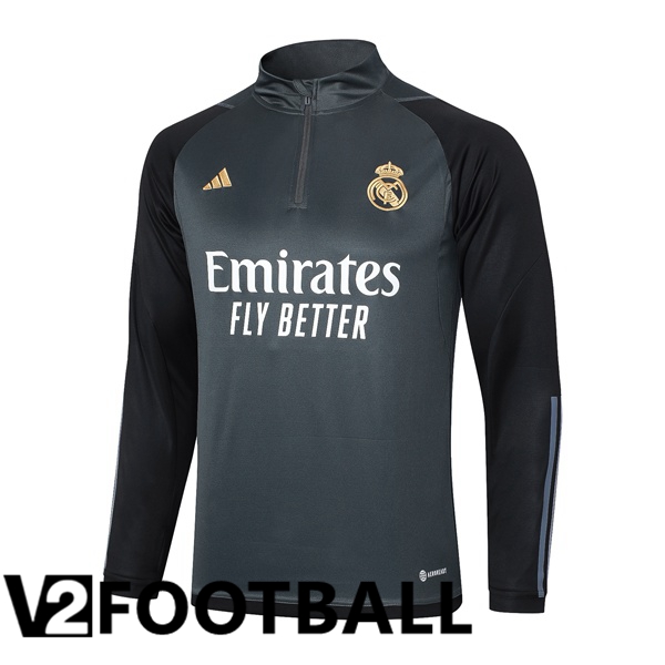 Real Madrid Training Sweatshirt Grey 2023/2024