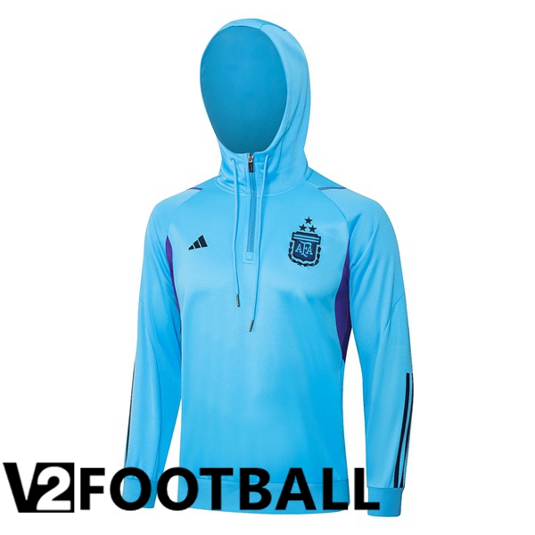 Argentina Training Sweatshirt Hoodie Blue 2023/2024
