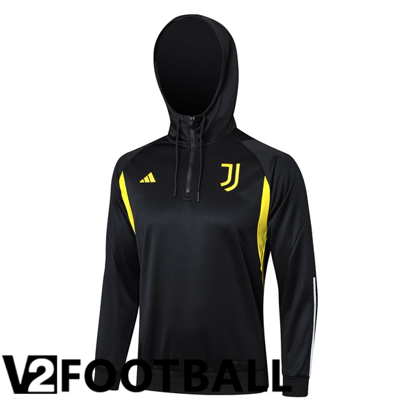 Juventus Training Sweatshirt Hoodie Black 2023/2024