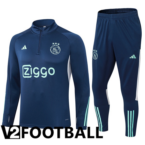 AFC Ajax Blue Training Tracksuit Suit Royal 2023/2024