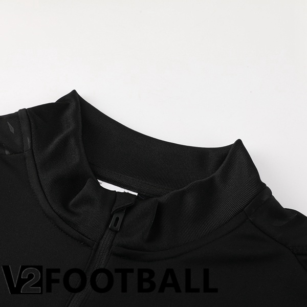 Manchester United Training Tracksuit Suit Black 2023/2024