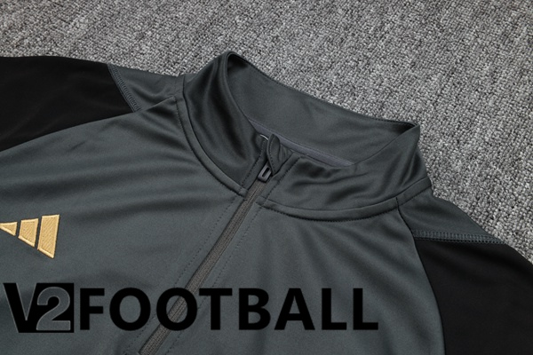 Real Madrid Training Tracksuit Suit Grey 2023/2024