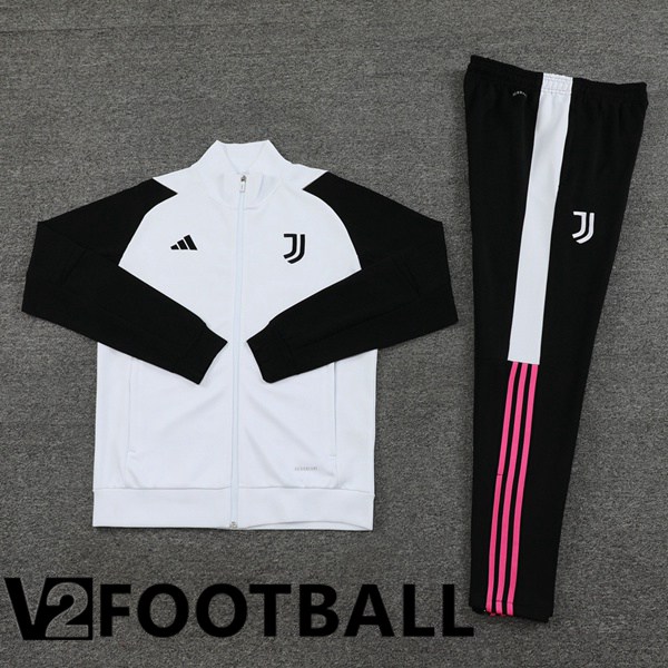 Juventus Training Jacket Suit White Black 2023/2024