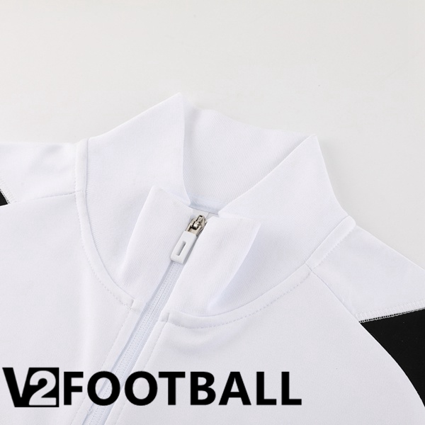 Juventus Training Jacket Suit White Black 2023/2024