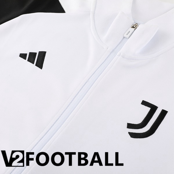 Juventus Training Jacket Suit White Black 2023/2024