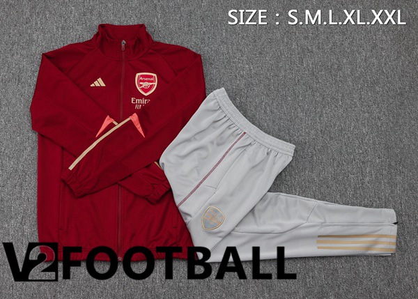 Arsenal Training Jacket Suit Red 2023/2024