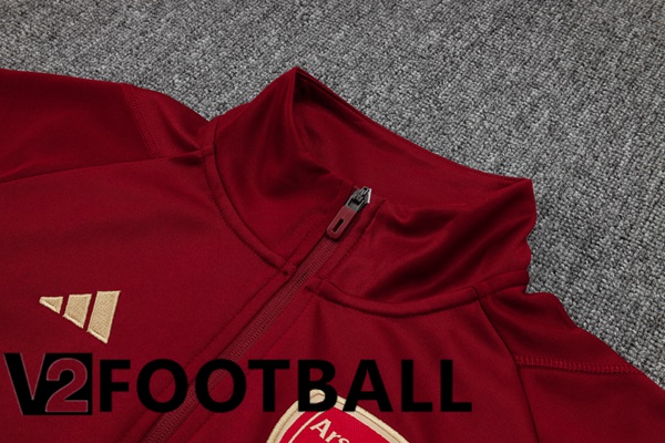 Arsenal Training Jacket Suit Red 2023/2024