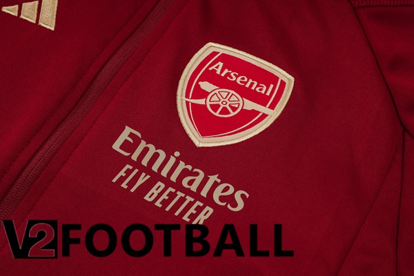 Arsenal Training Jacket Suit Red 2023/2024