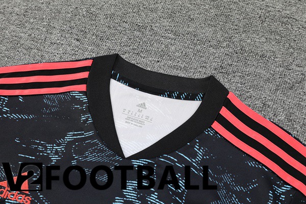Arsenal Training T Shirt + Shorts Black 2023/2024