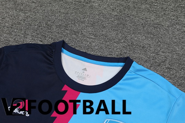 Arsenal Training T Shirt + Shorts Blue 2023/2024