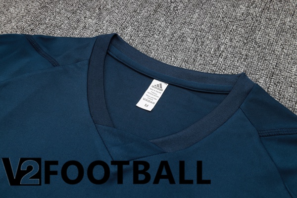 Real Madrid Training T Shirt + Shorts Blue Royal 2023/2024