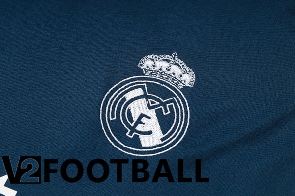 Real Madrid Training T Shirt + Shorts Blue Royal 2023/2024