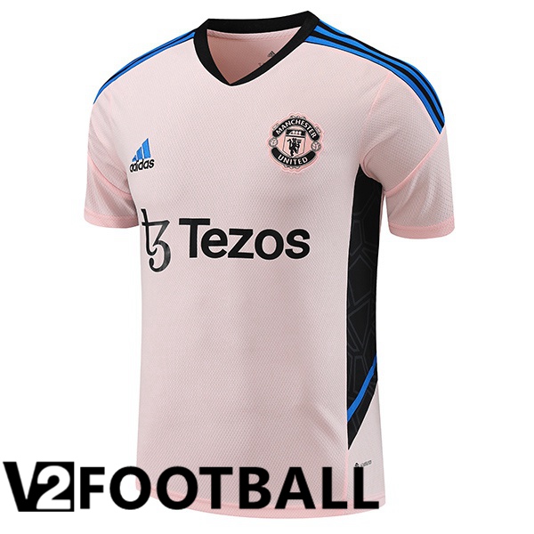 Manchester United Training T Shirt Pink 2023/2024